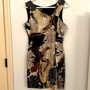 Silk Cocktail Dress by Donna Ricco New York